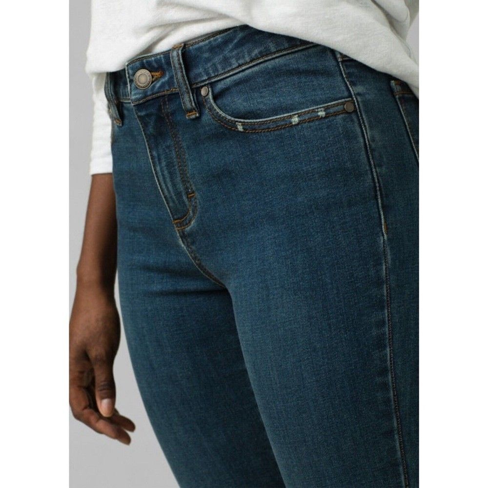 prAna Sienna Jean Skinny Stretch Denim Womens Size 2/26 Short Athleisure Outdoor - Picture 3 of 12